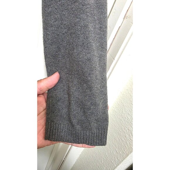 Christine Alexander Gray Turtleneck Sweater Women's S 88% Cotton 10% Nylon 2% Sp - Picture 3 of 6